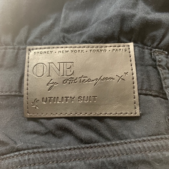 One Teaspoon Fox Black Bluebird Utility Jumpsuit - Picture 9 of 10